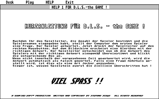 DLS - The Game atari screenshot